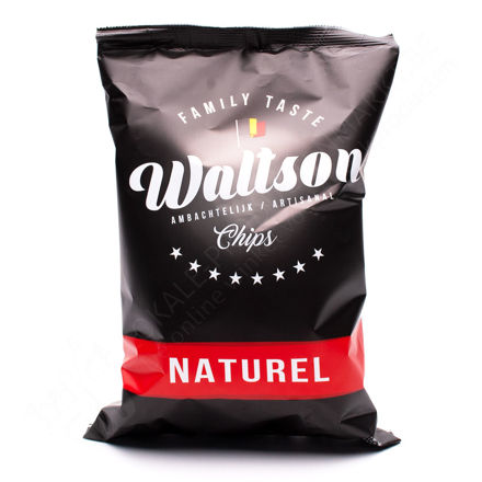 Zakje waltson chips - Naturel (125 g)