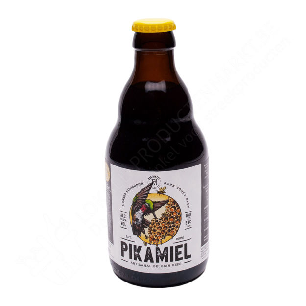 Flesje Pikamiel - Donker honingbier 6,9 % (33 cl)