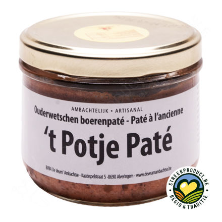 Potje 't Potje Paté - Ouderwetschen boerenpaté (180 g)