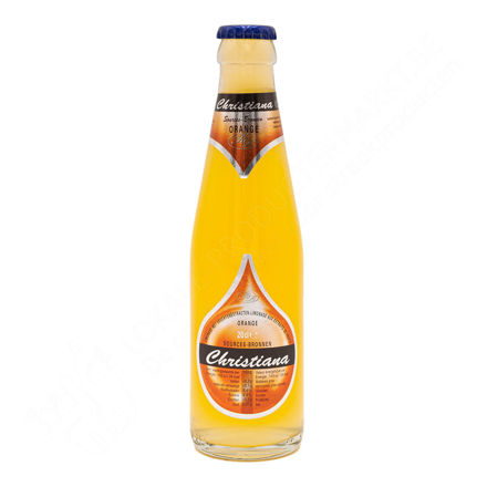 Flesje Limonade met vruchtenextracten - orange (20 cl)