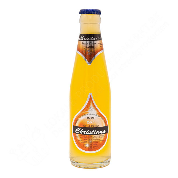Flesje Limonade met vruchtenextracten - orange (20 cl)